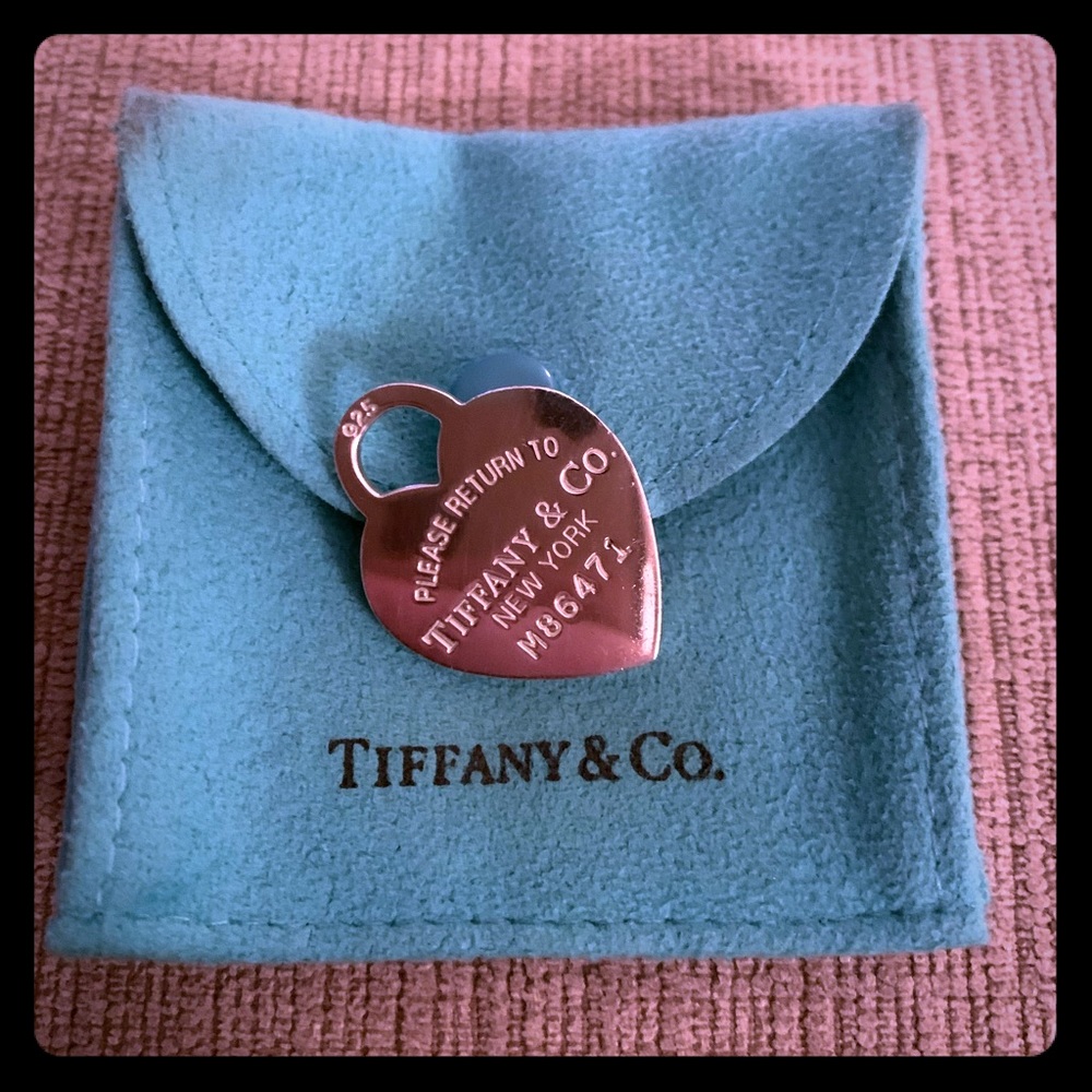 Tiffany heart tag charm